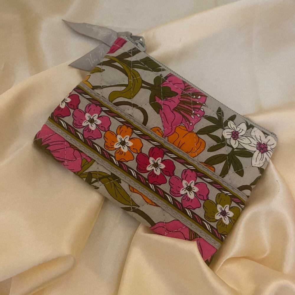 Vera Bradley “Tea Garden” zip up coin purse